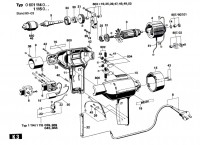 Bosch 0 601 115 801  Drill 110 V / Eu Spare Parts
